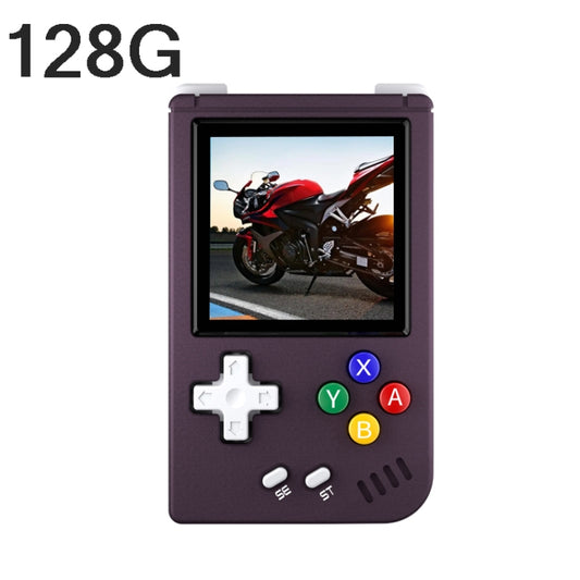 ANBERNIC RG Nano  1.54-Inch IPS Linux System Classic Pocket Retro Game Console 128G 5000 Games(Dark Purple) - Pocket Console by ANBERNIC | Online Shopping UK | buy2fix