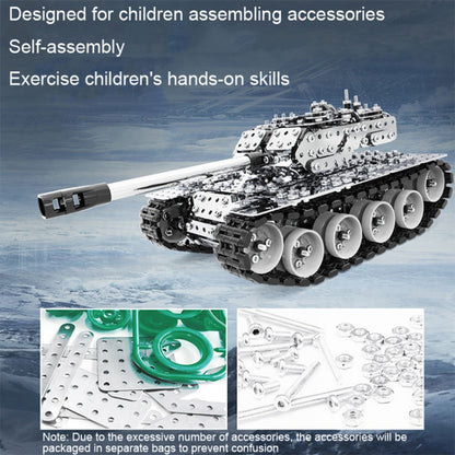 843pcs Main Tank 3D Metal Model Precision Mechanical Assembly Tank Assembly High Difficulty Toys - Model Toys by buy2fix | Online Shopping UK | buy2fix