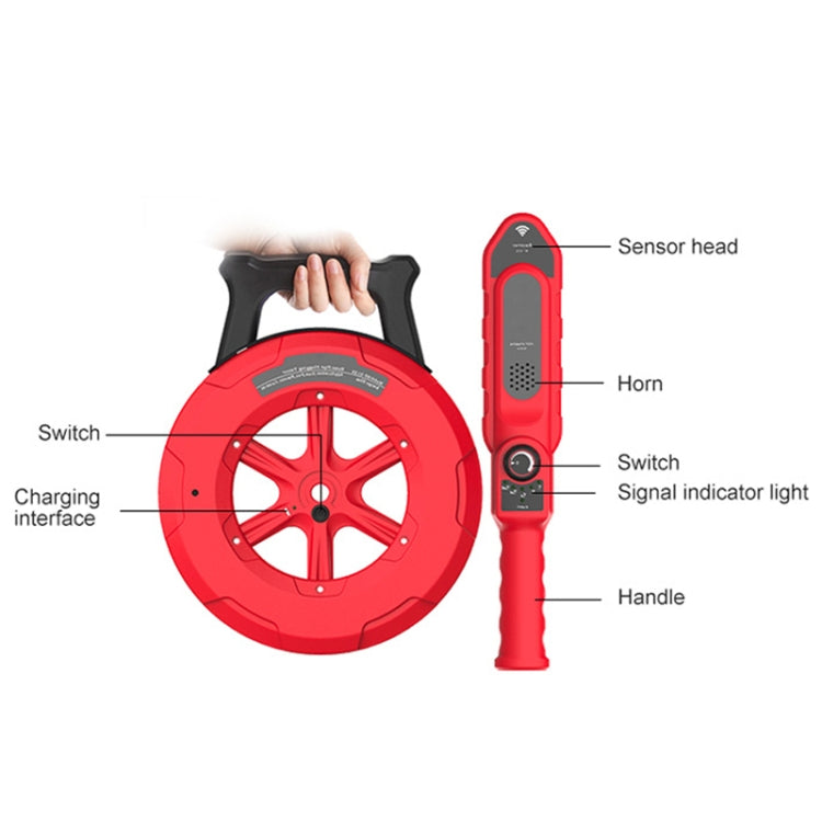 NOYAFA NF-5140 Wall Pipe Blockage Detector Pipe Blockage Detector For Iron/PVC/Cement/Steel Pipes - Other Tester Tool by NOYAFA | Online Shopping UK | buy2fix