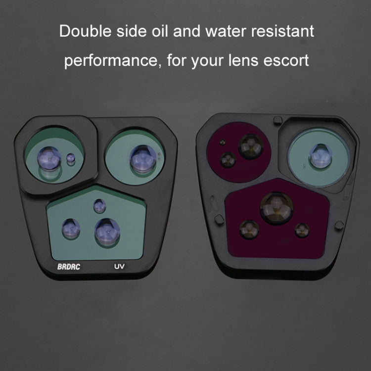 For DJI MAVIC 3PRO BRDRC Filter Accessories, Style: 4pcs/set ND8+ND16+ND32+ND64 - Mavic Lens Filter by BRDRC | Online Shopping UK | buy2fix