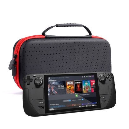 For Steam Deck Game Console Storage Bag Waterproof and Drop-proof with Interlayer(Black) - Accessories by buy2fix | Online Shopping UK | buy2fix