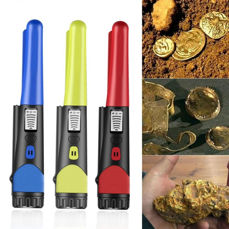 Handheld Metal Detector LCD Display Gold Treasure Hunter with Flashlight(Orange) - Metal Detector by buy2fix | Online Shopping UK | buy2fix
