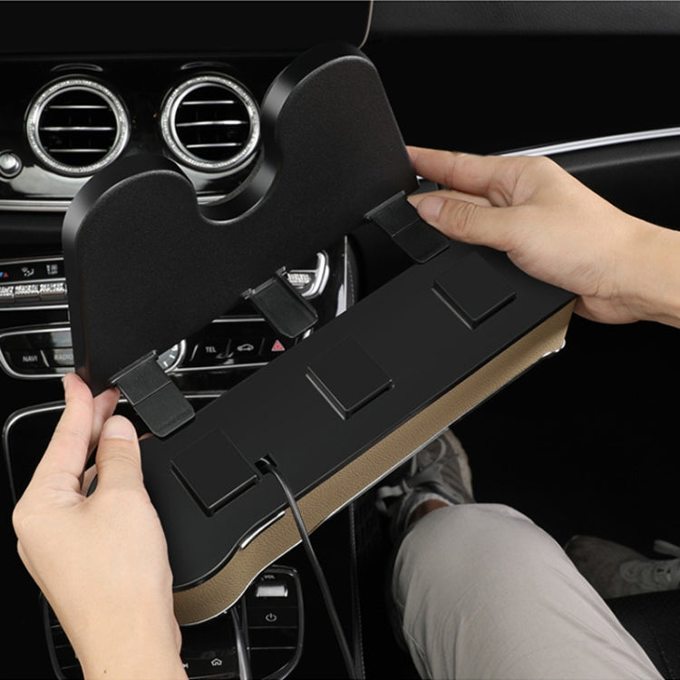 Car Seat Gap Storage Box Multifunctional Mobile Phone USB Charger, Color: Standard Brown - Stowing Tidying by buy2fix | Online Shopping UK | buy2fix