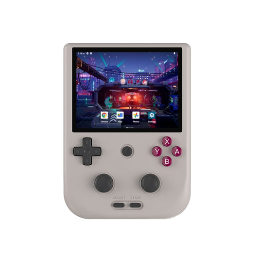 ANBERNIC  RG405V 4+128G 10000+ Games Handheld Game Console 4-Inch IPS Screen Android 12 System T618 64-Bit Game Player(Retro Gray) - Pocket Console by ANBERNIC | Online Shopping UK | buy2fix