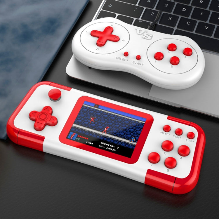 A12 3.0-inch HD Colorful Screen Retro Handheld Game Console with 666 Built-in Games, Model: Double Red White - Pocket Console by buy2fix | Online Shopping UK | buy2fix