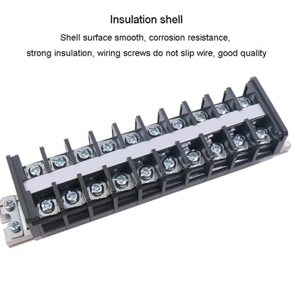 CHINT TD-100-10 Terminal Block Rail Type Wiring Block Paralleling Wires Wire Connector - Booster Cable & Clip by CHNT | Online Shopping UK | buy2fix