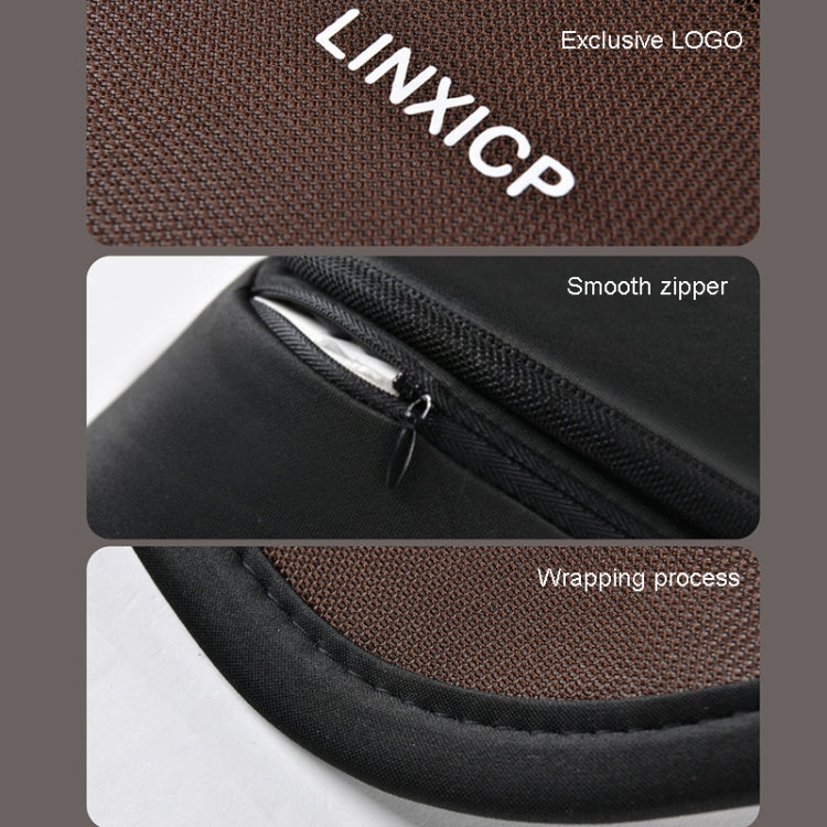 LINXICP 3 In 1 Car Seat Lumbar Cushion Summer Special Memory Foam Breathable Car Back Pad(Coffee) - Seat Accessories by LINXICP | Online Shopping UK | buy2fix