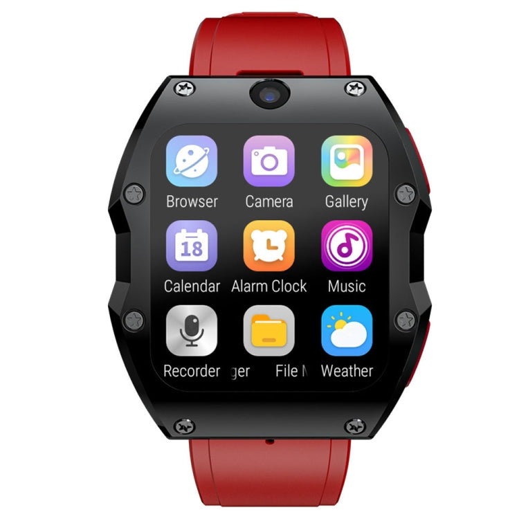 LOKMAT Appllp 3 Max 2.02-Inch Plug Card 4G Call Waterproof Sport Smart Watch With SOS(Claret) - Smart Watches by LOKMAT | Online Shopping UK | buy2fix