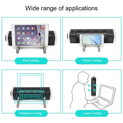 Laptop Radiator High Air Volume Cooling Base, Style:Plus Extension Bracket - Computer & Networking by buy2fix | Online Shopping UK | buy2fix