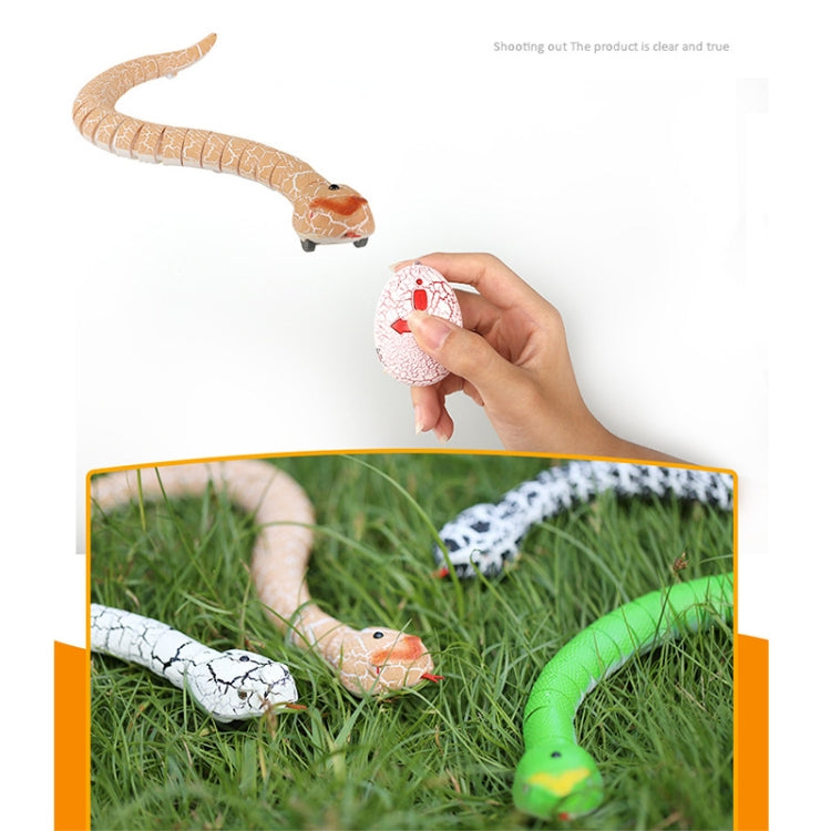 Tricky Funny Toy Infrared Remote Control Scary Creepy Snake, Size: 38*3.5cm(Orange) -  by buy2fix | Online Shopping UK | buy2fix