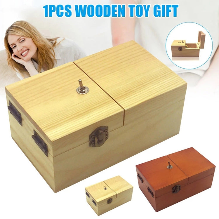 Creative Funny Present Merry Christmas Novel Wooden Anti-stress Toy(Light Wood) - Fidget Cube by buy2fix | Online Shopping UK | buy2fix