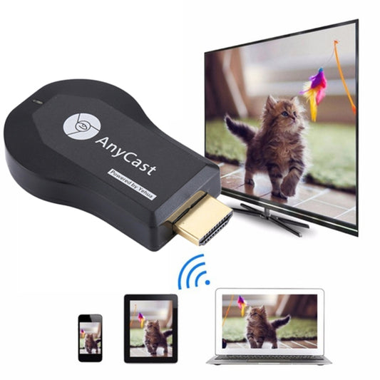AnyCast M4 Plus Wireless WiFi Display Dongle Receiver Airplay Miracast DLNA 1080P HDMI TV Stick for iPhone, Samsung, and other Android Smartphones - Consumer Electronics by buy2fix | Online Shopping UK | buy2fix