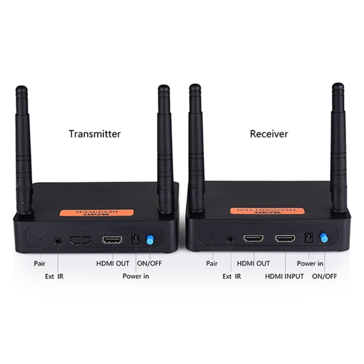 Measy FHD676 Full HD 1080P 3D 5-5.8GHz Wireless HDMI Transmitter (Transmitter + Receiver) Transmission Distance: 200m, Specifications:AU Plug - Set Top Box & Accessories by Measy | Online Shopping UK | buy2fix