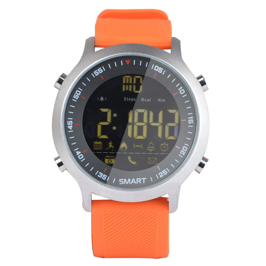 EX18 Smart Sports Watch FSTN Full View Screen Luminous Dial High Tensile TPU Strap, Support Steps Counting / Burned Calory / Calendar Date / Bluetooth 4.0 / Incoming Call Reminder / Low Battery Reminder(Orange) - Smart Wear by buy2fix | Online Shopping UK | buy2fix