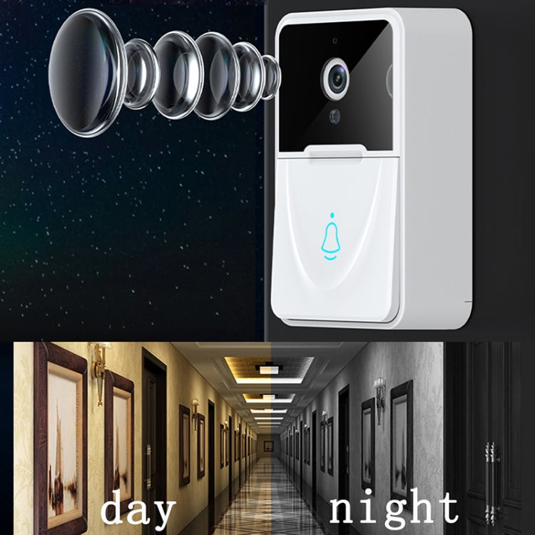 DoorBell X3 VGA WiFi Smart Video Doorbell with Chime, Support Night Vision(White) - Security by buy2fix | Online Shopping UK | buy2fix