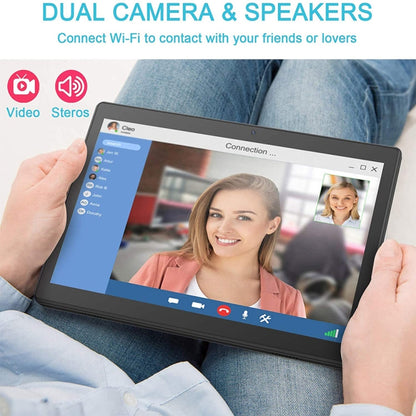 BDF P60 4G LTE Tablet PC, 10.36 inch, 8GB+128GB, Android 11.0 MTK6762 Octa Core, Support Dual SIM & Bluetooth & WiFi, EU Plug(Blue) - BDF by BDF | Online Shopping UK | buy2fix