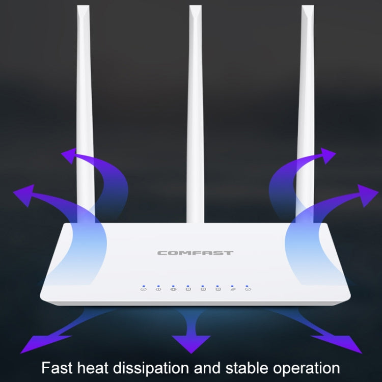 COMFAST WR613N V3 Home 300Mbps Wireless Router 2.4G WiFi Network Extender - Wireless Routers by COMFAST | Online Shopping UK | buy2fix