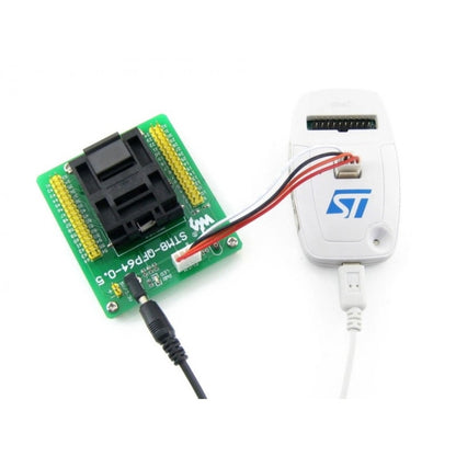 Waveshare STM8-QFP64-0.5, Programmer Adapter - MCU Tools by Waveshare | Online Shopping UK | buy2fix