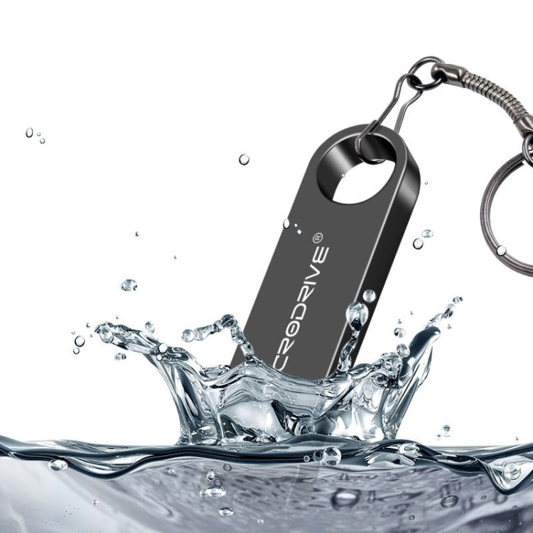 MicroDrive 16GB USB 2.0 Metal Waterproof High Speed U Disk(Black) - Computer & Networking by MicroDrive | Online Shopping UK | buy2fix