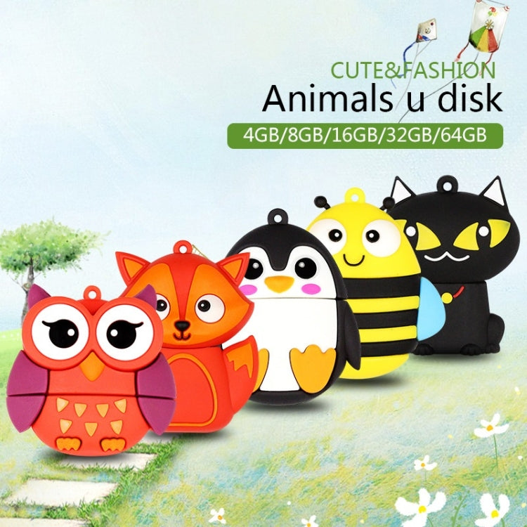 MicroDrive 64GB USB 2.0 Creative Cute Owl U Disk - Computer & Networking by MicroDrive | Online Shopping UK | buy2fix