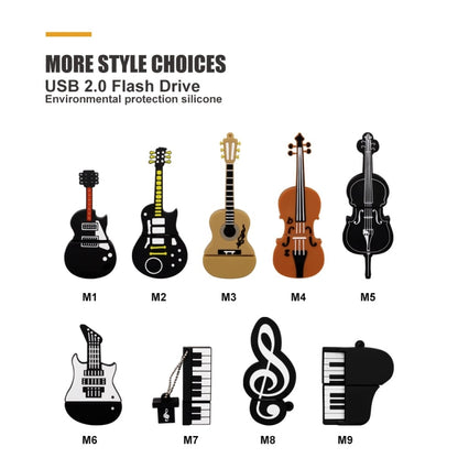 MicroDrive 16GB USB 2.0 Guitar U Disk - USB Flash Drives by MicroDrive | Online Shopping UK | buy2fix