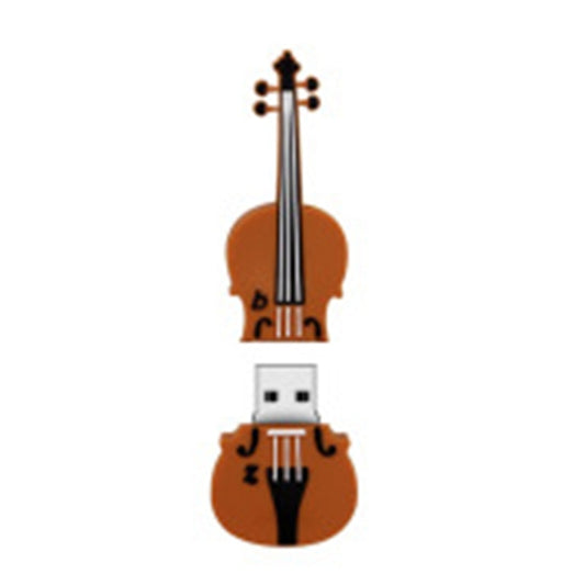 MicroDrive 128GB USB 2.0 Medium Violin U Disk - USB Flash Drives by MicroDrive | Online Shopping UK | buy2fix